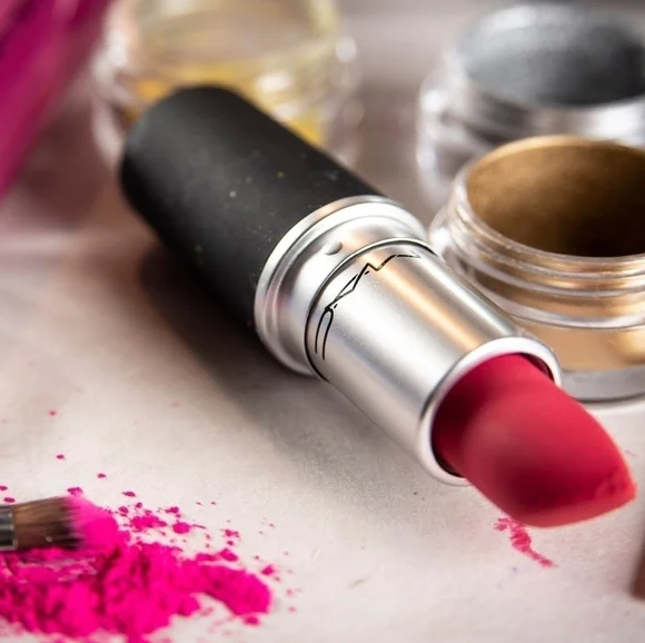 MAC Ruby New 935 Lipstick - Powder Kiss, Vivid Blue Red