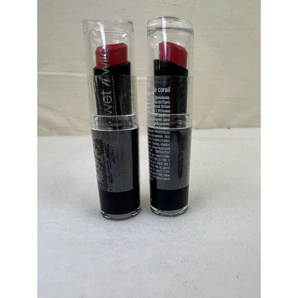 Wet‎ N Wild Megalast Lipstick #909D Coral-ine Lot Of 2 New Sealed