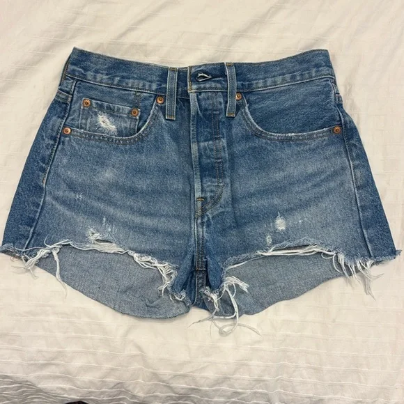 Levis 501 Denim Shorts