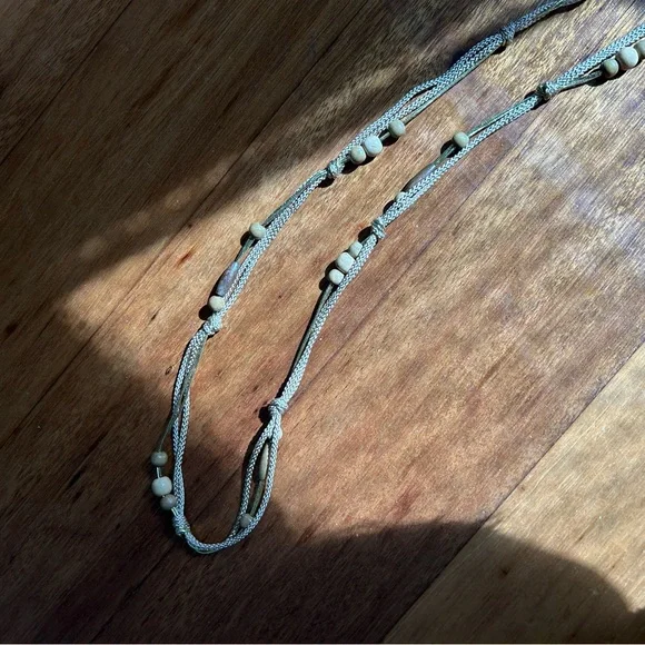 Boho Rope Belt with Gold Detail