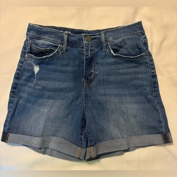 Ana denim distressed shorts