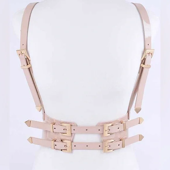 The Stallion Western Corset Harness Waist Statement Belt