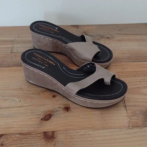 Donald J Pliner Made in The Mountains of Italy Salya 3 Platform Toe Wrap Sandal