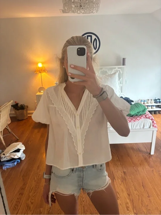 Zara denim shorts