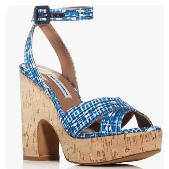 Tabitha Simmons Women's Elena Crisscross‎ Platform Wedge Sandals
