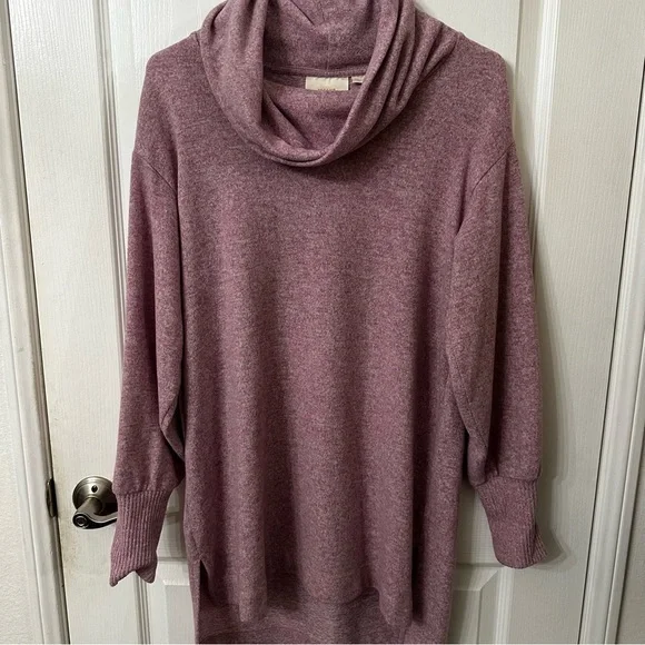 Maeve by Anthropologie knit cowl neck tunic sweater, size xsmall.