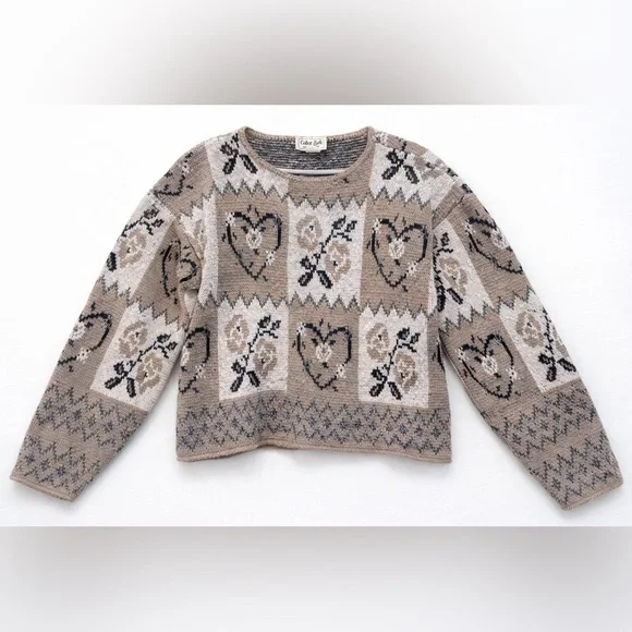 Colter Bay Vintage Heart Knit Sweater