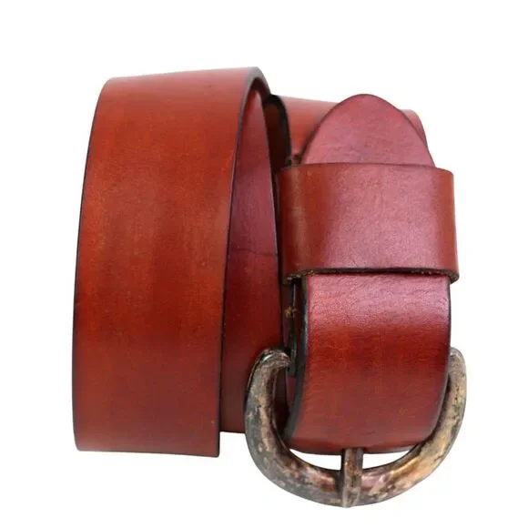 CLASSIC BROWN GENUINE LEATHER 1 1/2