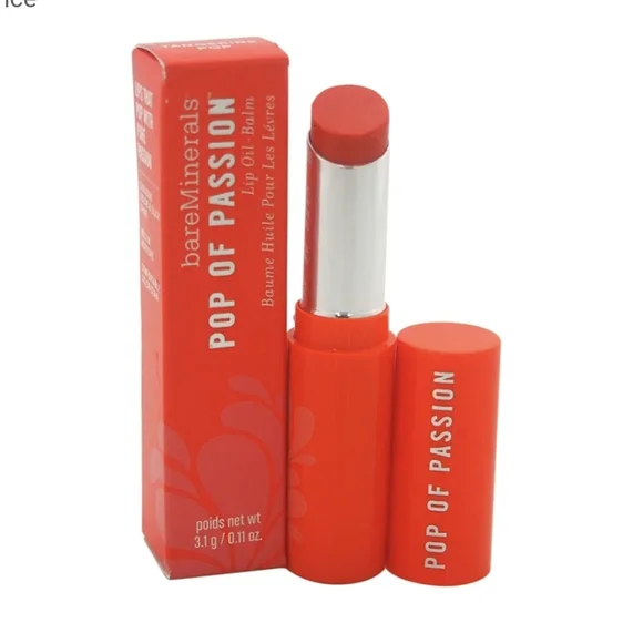 ❇️🧚‍♀TANGERINE POP BareMinerals RARE Pop of Passion Lip Balm NWT