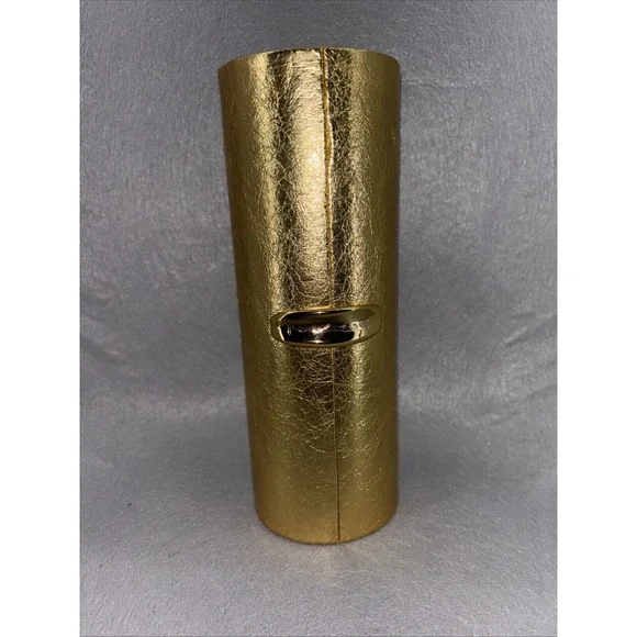 MAC Cosmetics Golden Girls Mini Lipstick Vault EMPTY Holds 12 Lipsticks Gold NEW