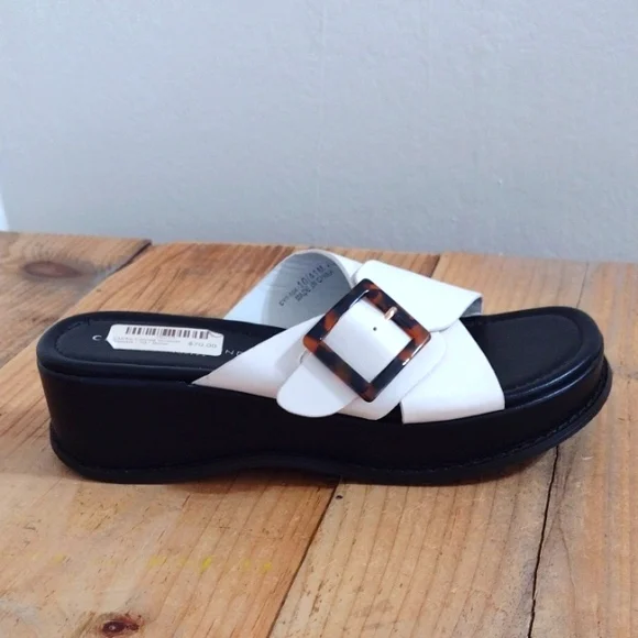 Chinese Laundry Clarke Casual Smooth Sandal in Bone Size 10 NWT