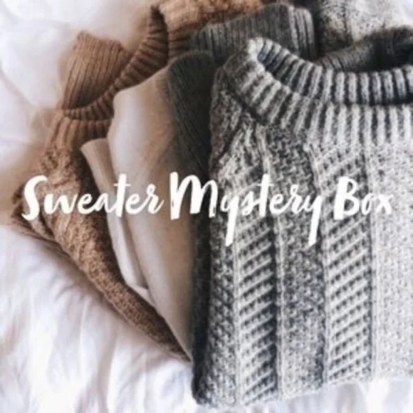 10 pieces sweater mystery box clothing women S-2XL