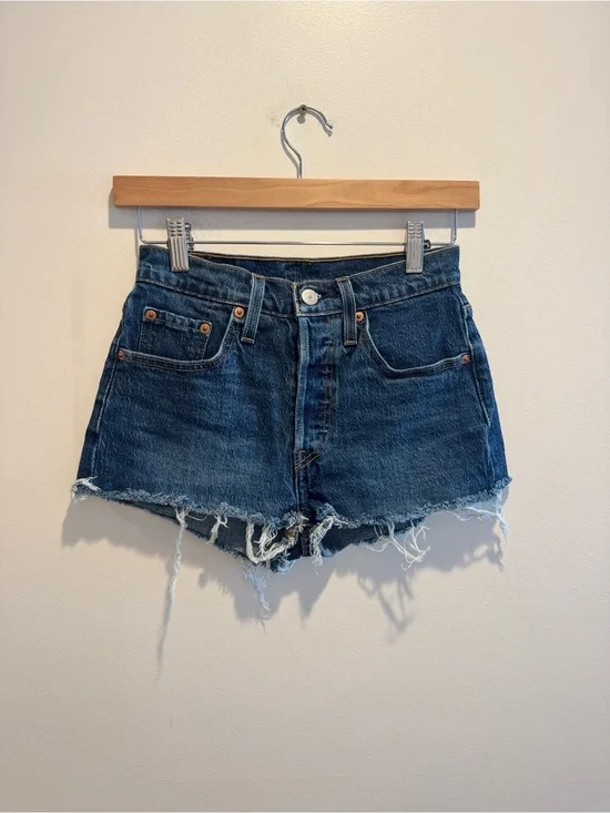 Levi 501 denim cutoff shorts