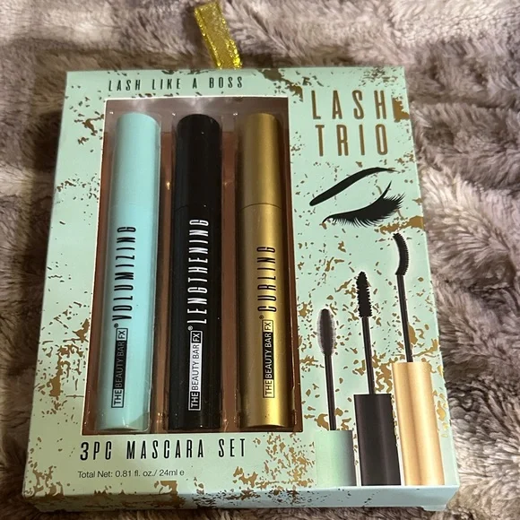 Lash Trio Mascara Set - Black, Gold, Blue