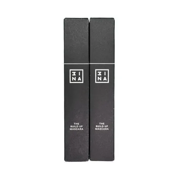 Mina Women's Makeup Cruelty Free Paraben Free Vegan Build Up Mascara 2 Pack