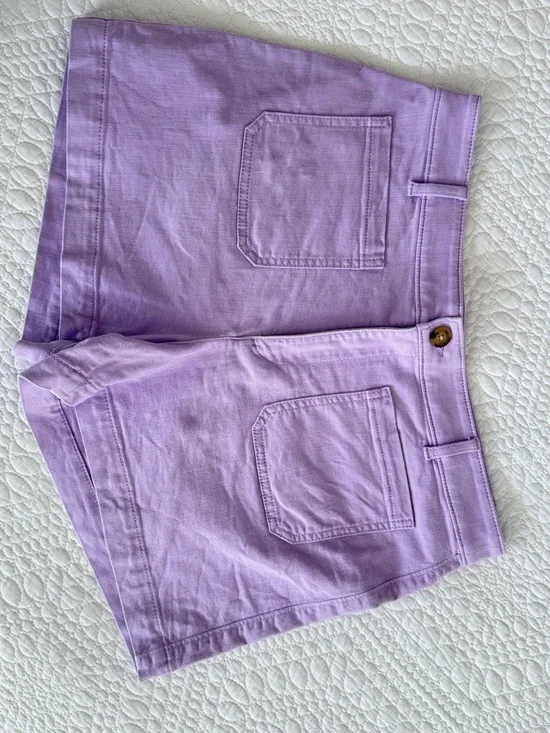 LOFT Lilac Denim Jean Shorts