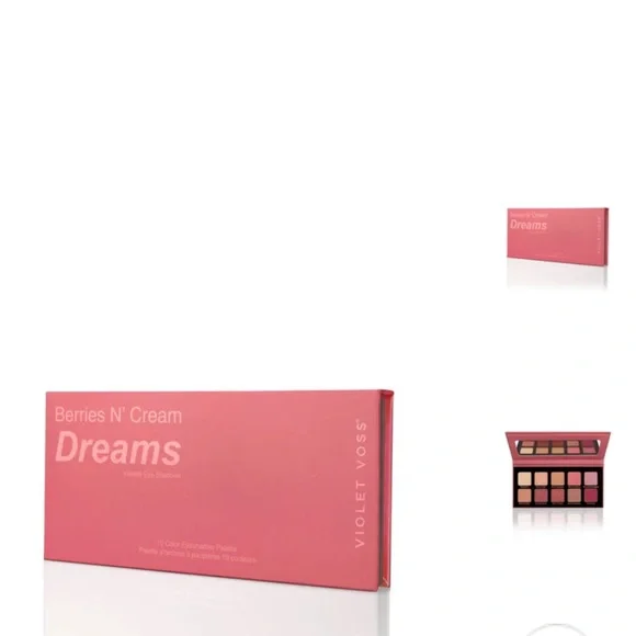 Berries And Cream Violet Eyeshadow Palette Voss Cosmetics