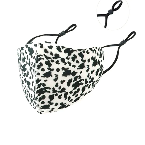 Black and white Dalmatians mask