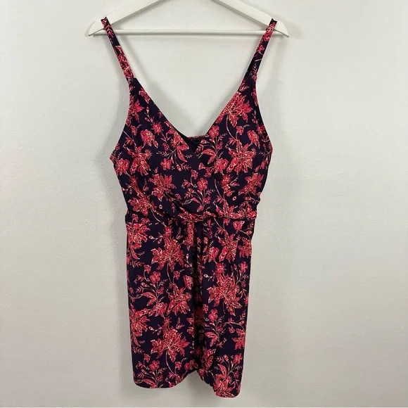 Lands End Swim Dress Swimsuit Women's Size XL