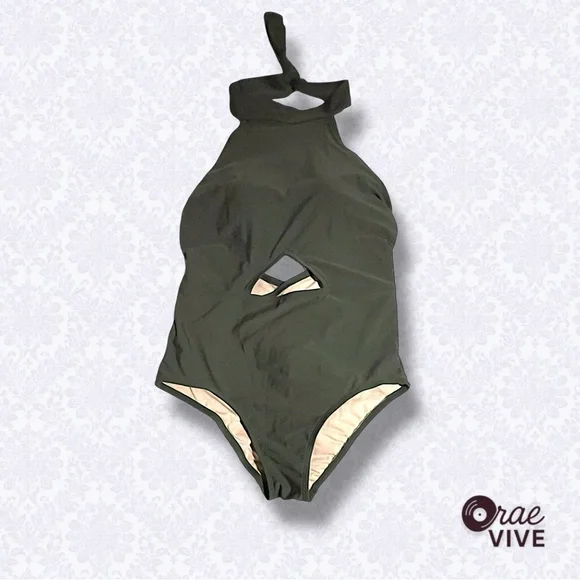 Kona Sol Women’s One Piece Swimsuit in Olive [L]