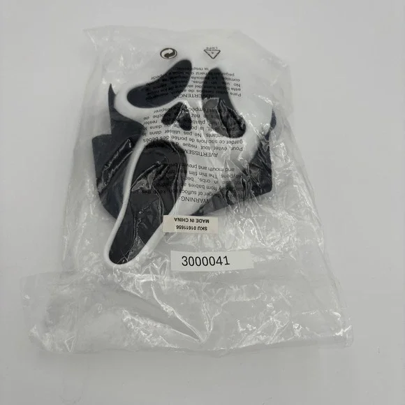 Ghostface Scream Mask Adult OS White New Halloween Horror Costume Accessory