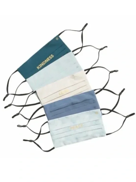 Athleta New Adjustable Non-Medical Cloth Face Masks 5 Packs of 5 NIP