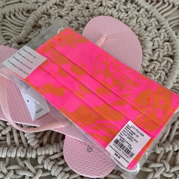 Lilly Pulitzer-Face Masks (2) NEW