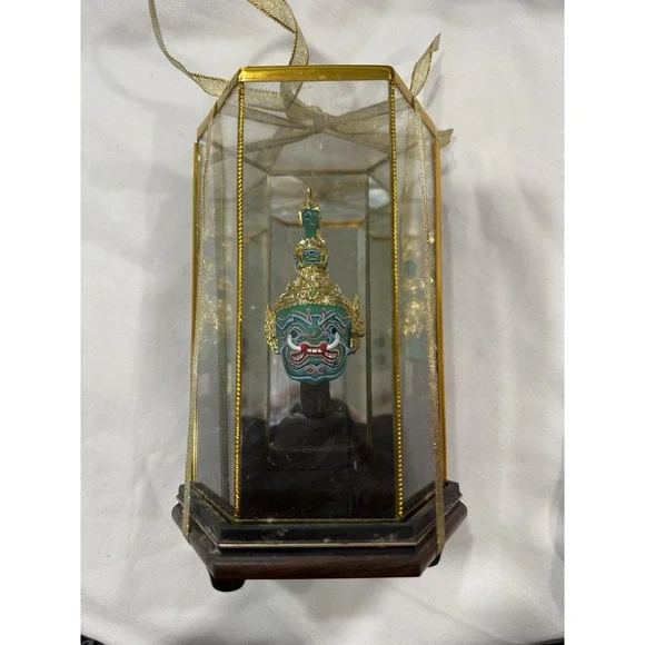 THAI BUDDHA KHON GOLD MASK LUCK‎ CASED