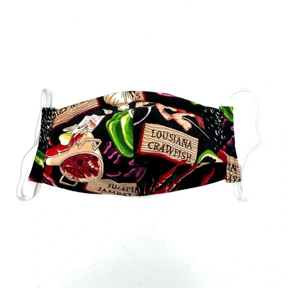 Face mask, 4 layers of cotton fabric, size adult, NWOT
