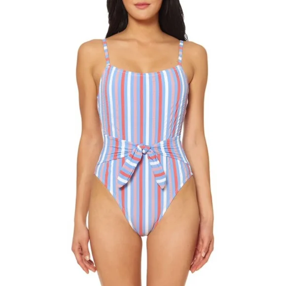 NWT, Jessica Simpson Miami Stripe One Piece Swimsuit