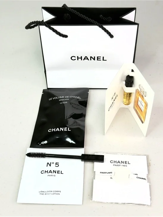 CHANEL Beauty Sample Bundle N°5 Mascara Fragrance NEW