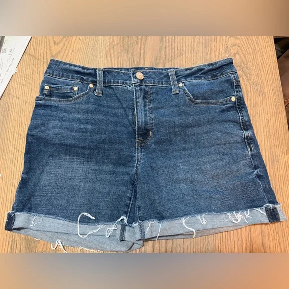 Seven7 Dark Blue Denim Shorts