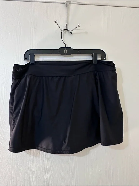 Anne Cole Black Swim Skirt XXL