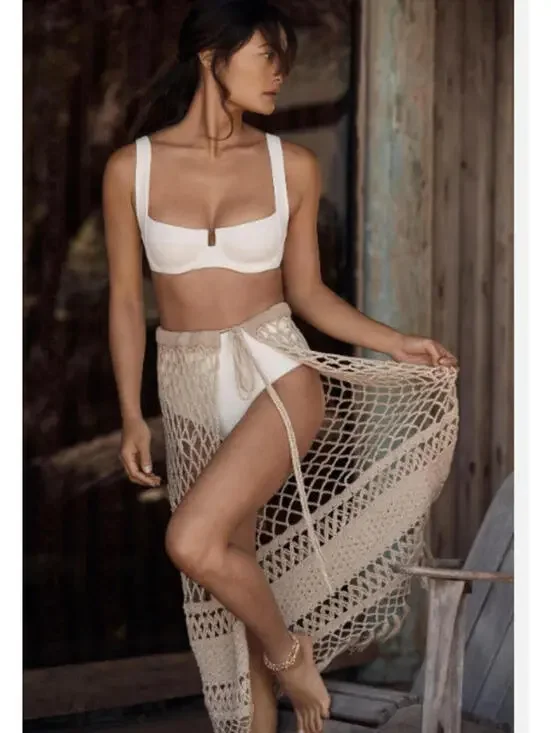 LSPACE Camellia Top Cream XS NWT $114 MSRP