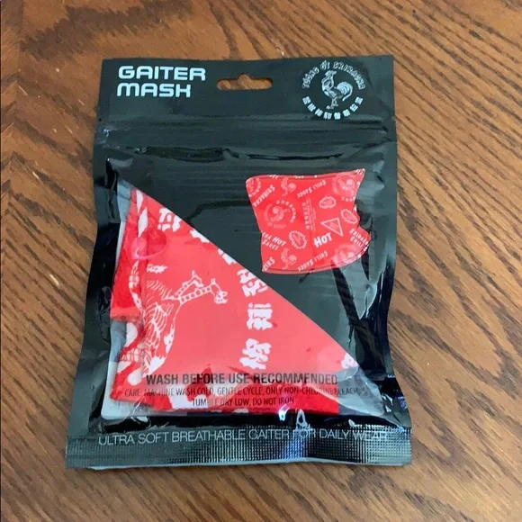 Sriracha Gaiter Mask