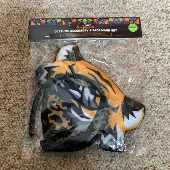 Orly Halloween Tiger Costume Accessory and Face Mask Set