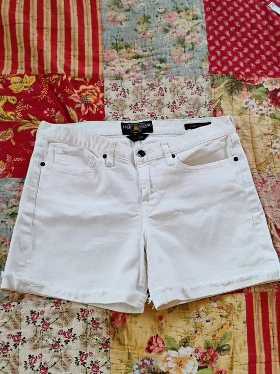 Lucky Brand White Denim Shorts - Women's