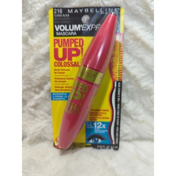 Maybelline Volum' Express Mascara Pumped Up Colossal Waterproof .32fl oz #216