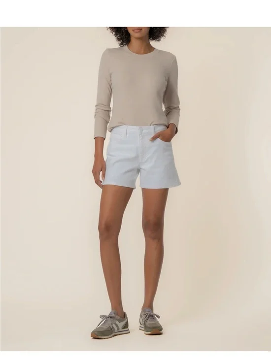 Kut From The Cloth White Denim Shorts