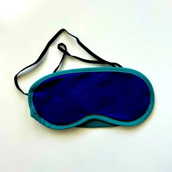 NWT Navy Blue and Teal Sleep Eye Mask Cover