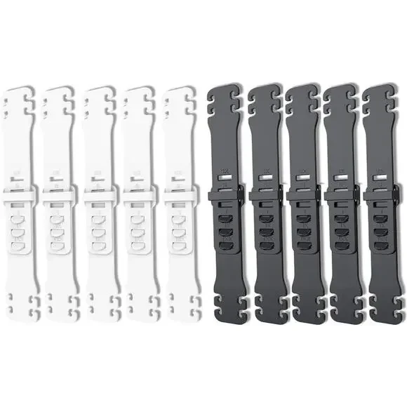 10pcs Face Mask Ear Hook Adjustable Ear Strap Extension Mask Grips Fixing Buckle