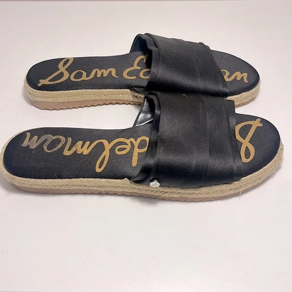 Sam Edelman flat‎ sandals satin