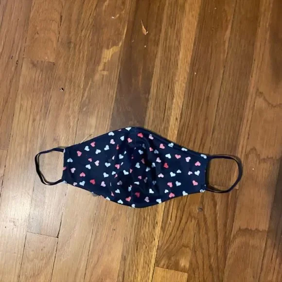 Heart Print Face Mask