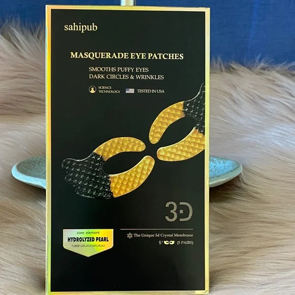 NWT Sahipub Masquerade Eye Patches 5 Pairs