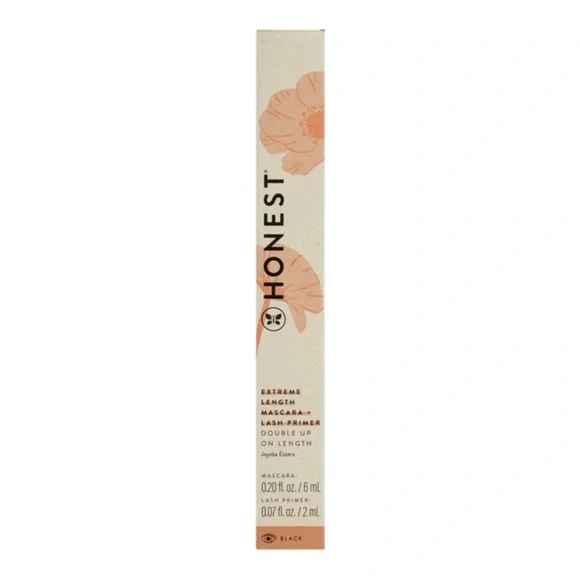 Honest 2in1 Extreme Length black Mascara & Lash Primer glamour full sized NWT