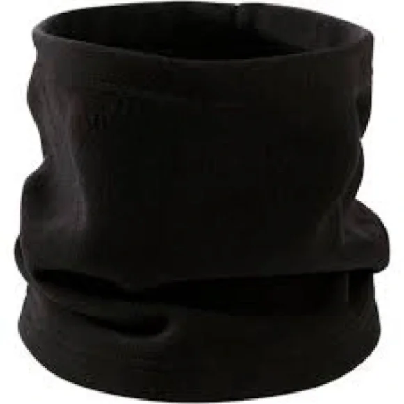 NEW Decathlon Wedze Adult Ski Gaiter Neck Warmer Black Fleece Soft Adjustable