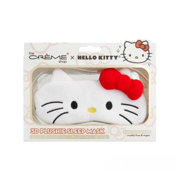 The Crème Shop × Hello Kitty 3D Plushie Sleep Mask