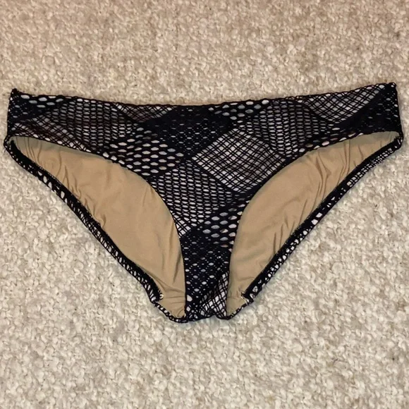 a.Che Mesh Eyelet bikini bottom size M