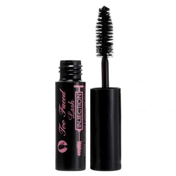 Too Faced Lash Injection Extreme Thickening Tube Building Black Mascara NWT