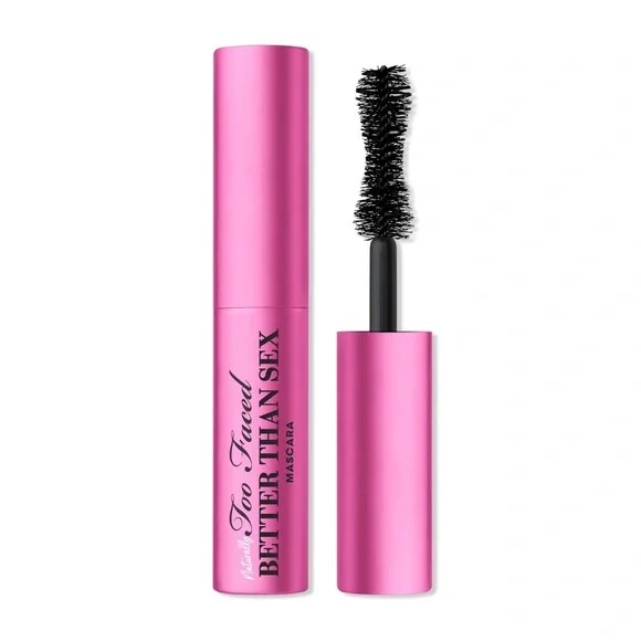 $10❤️‍🔥 Too Faced Naturally Better Than Sex Mascara BLACK Travel Size 👁️ NEW